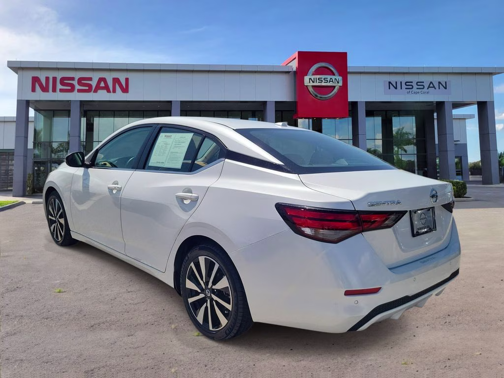 2023 Aspen White Tricoat Nissan Sentra SV FWD Sedan