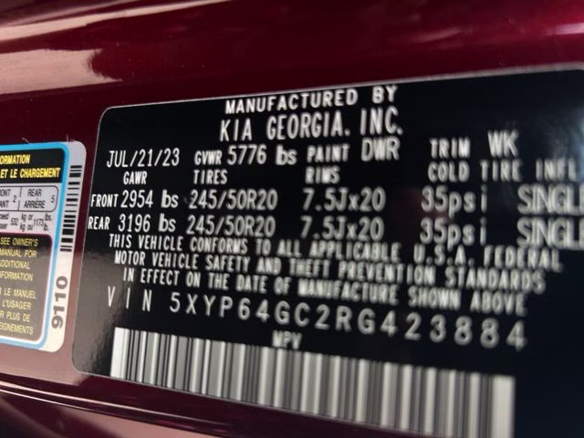 2024 Dawning Red Kia Telluride S FWD SUV