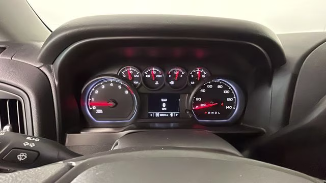 2020 Black Chevrolet Silverado 1500 Custom 4X4 Truck