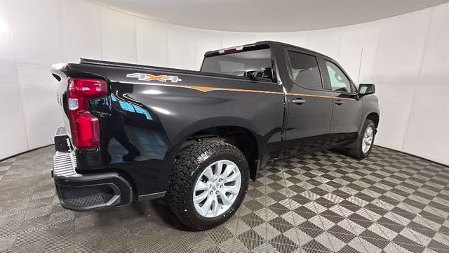 2020 Black Chevrolet Silverado 1500 Custom 4X4 Truck