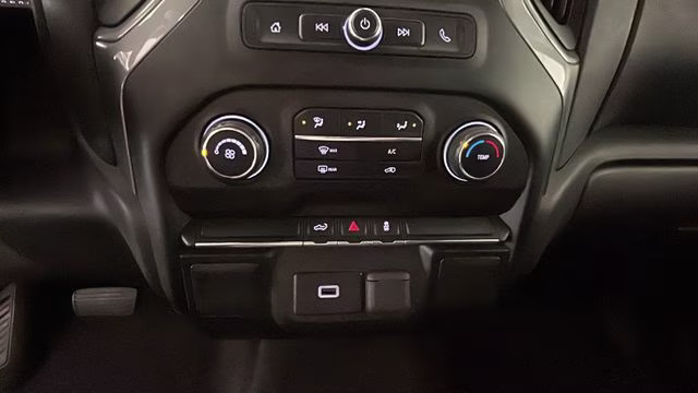 2020 Black Chevrolet Silverado 1500 Custom 4X4 Truck