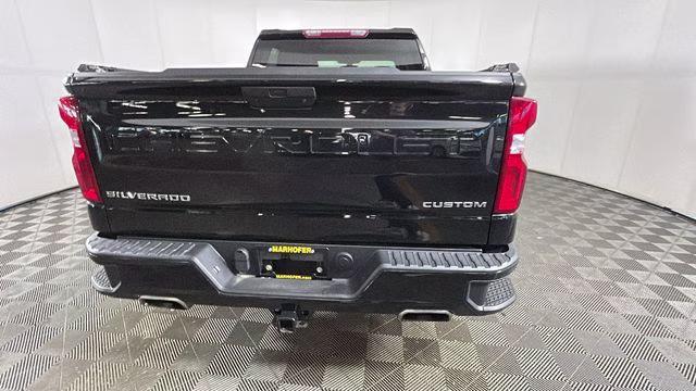 2020 Black Chevrolet Silverado 1500 Custom 4X4 Truck