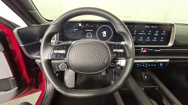 2024 Ultimate Red Hyundai IONIQ 6 SE AWD Sedan
