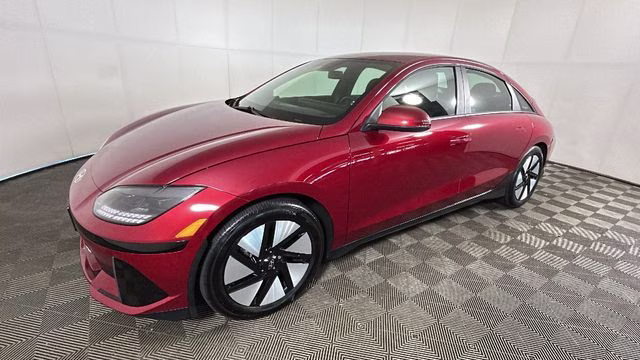 2024 Ultimate Red Hyundai IONIQ 6 SE AWD Sedan