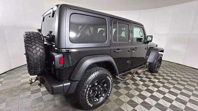 2023 Black Clearcoat Jeep Wrangler Willys 4xe 4X4 SUV