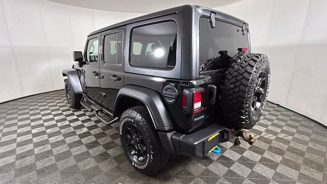 2023 Black Clearcoat Jeep Wrangler Willys 4xe 4X4 SUV