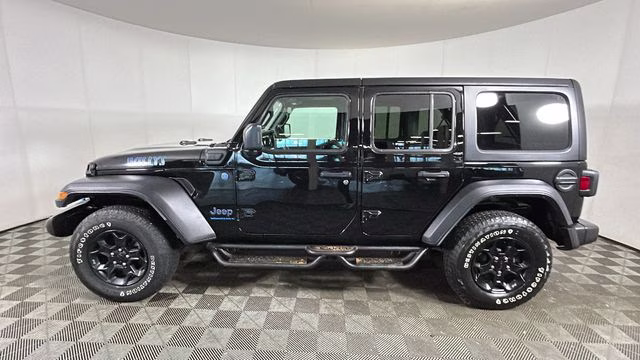 2023 Black Clearcoat Jeep Wrangler Willys 4xe 4X4 SUV