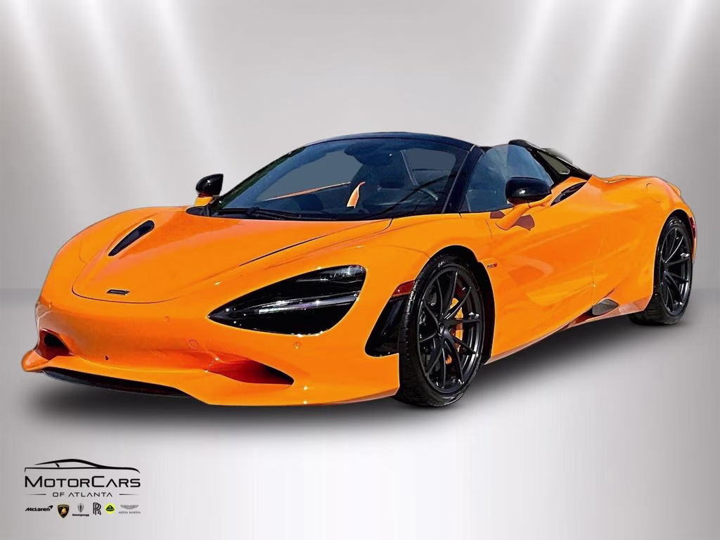 2026 Orange McLaren 750S Spider RWD Convertible