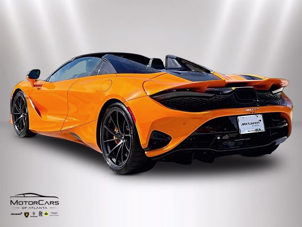 2026 Orange McLaren 750S Spider RWD Convertible