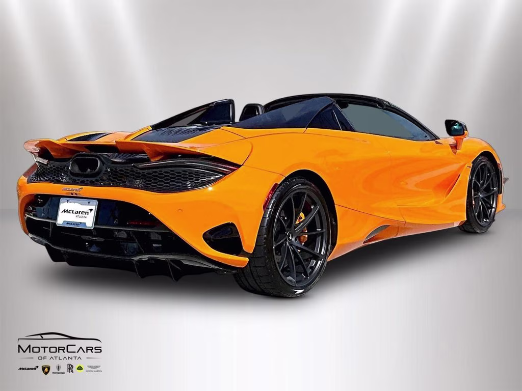 2026 Orange McLaren 750S Spider RWD Convertible