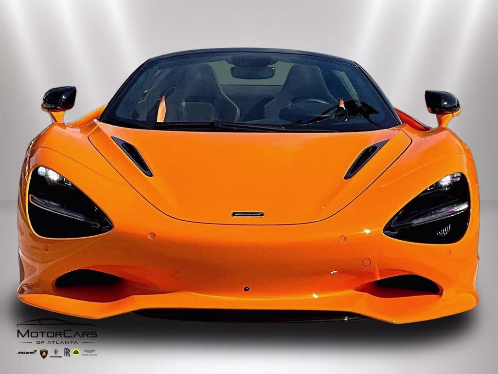 2026 Orange McLaren 750S Spider RWD Convertible
