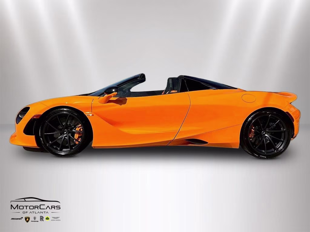 2026 Orange McLaren 750S Spider RWD Convertible