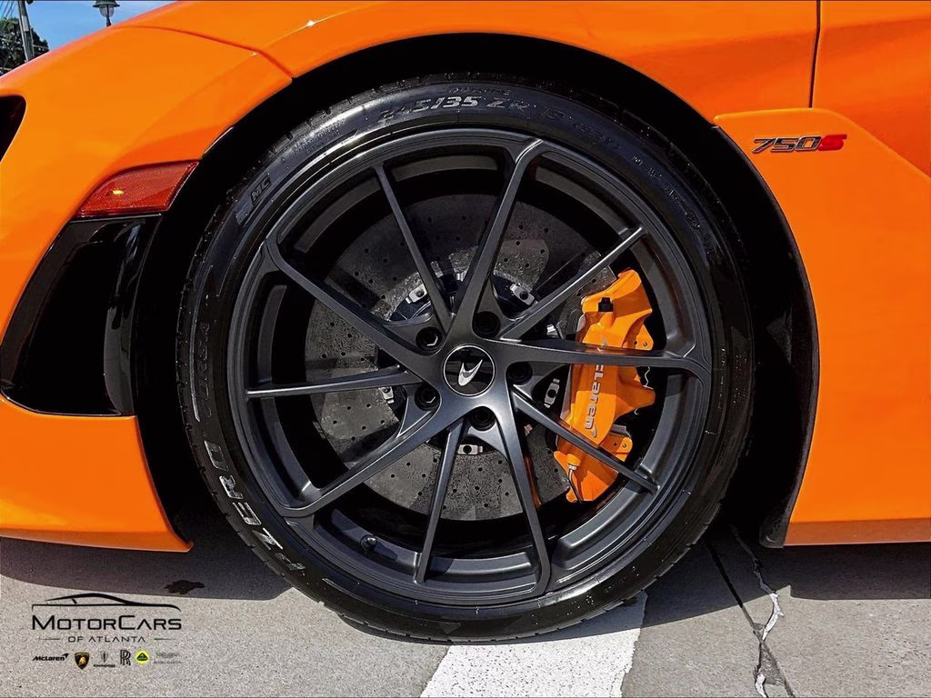 2026 Orange McLaren 750S Spider RWD Convertible