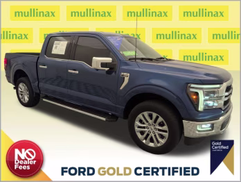 2024 Atlas Blue Metallic Ford F-150 Lariat 4X4 Truck