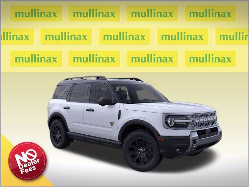 2026 White Metallic Ford Bronco Sport Badlands 4X4 SUV
