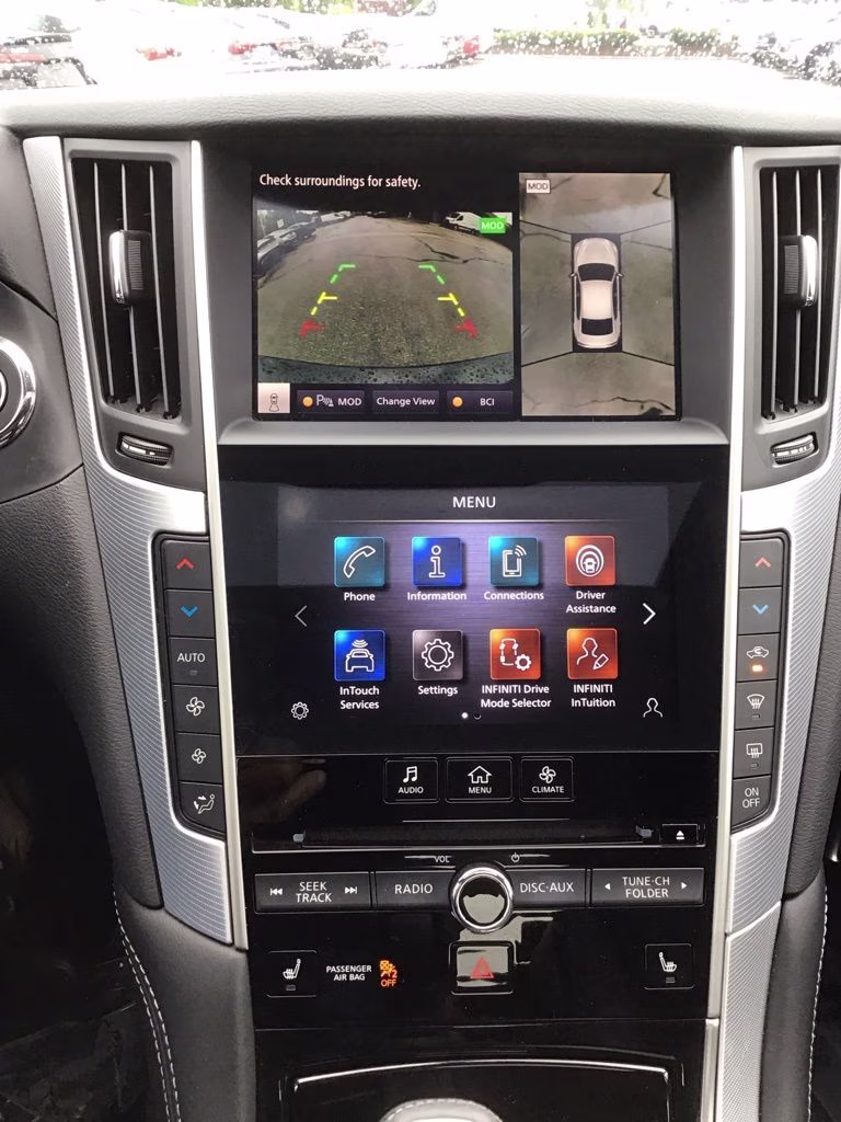 2021 White INFINITI Q50 3.0t LUXE AWD Sedan