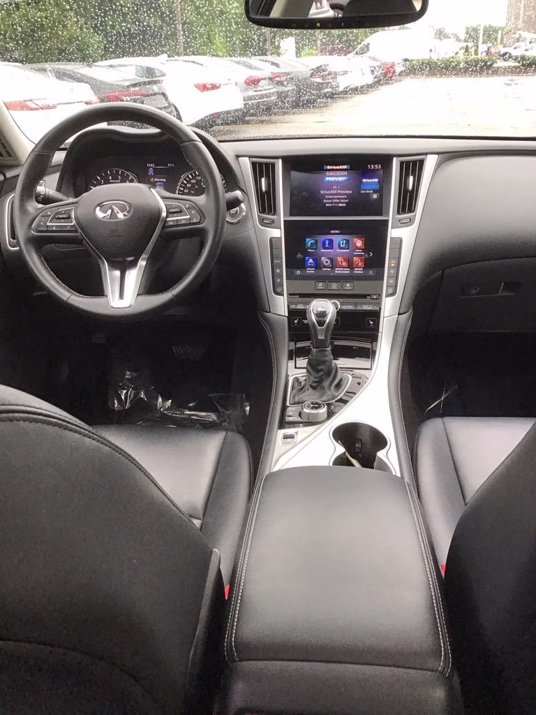 2021 White INFINITI Q50 3.0t LUXE AWD Sedan
