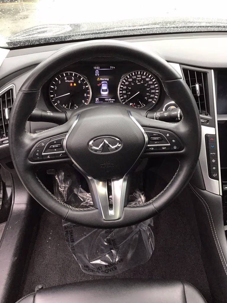 2021 White INFINITI Q50 3.0t LUXE AWD Sedan