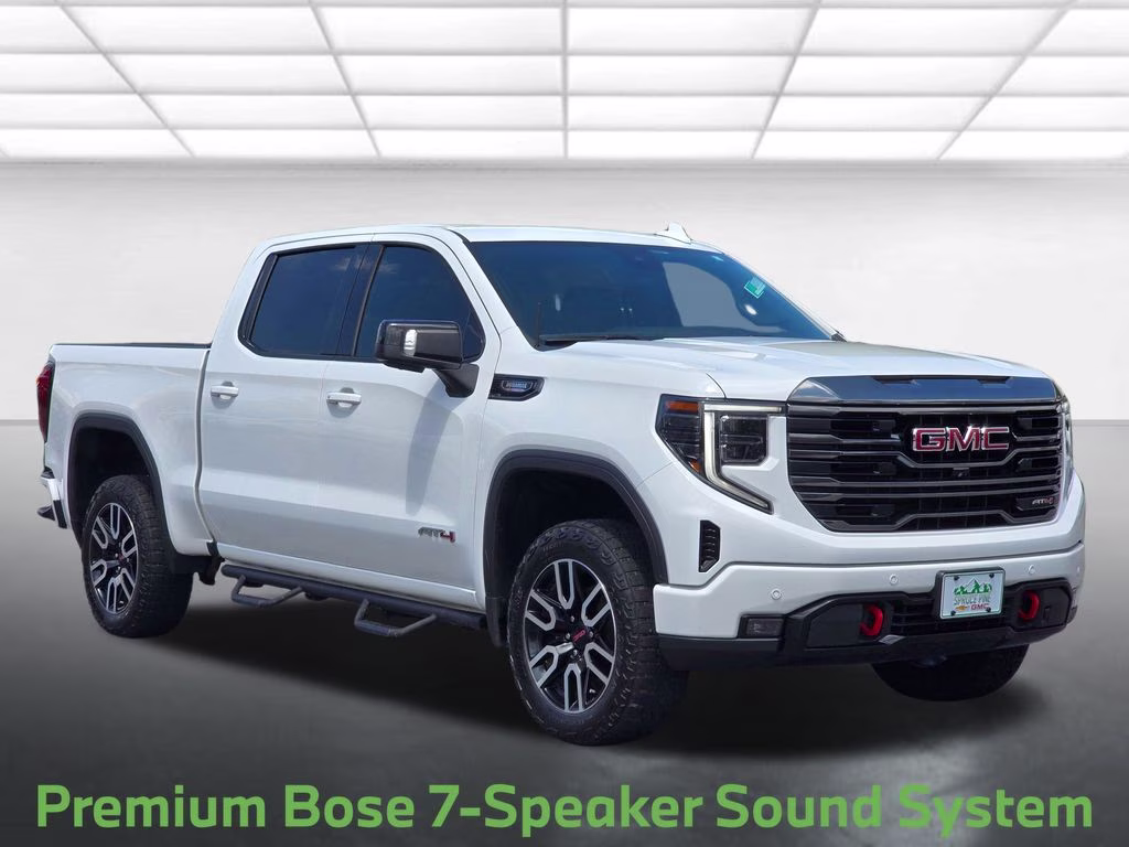 2023 Summit White GMC Sierra 1500 AT4 4X4 Truck