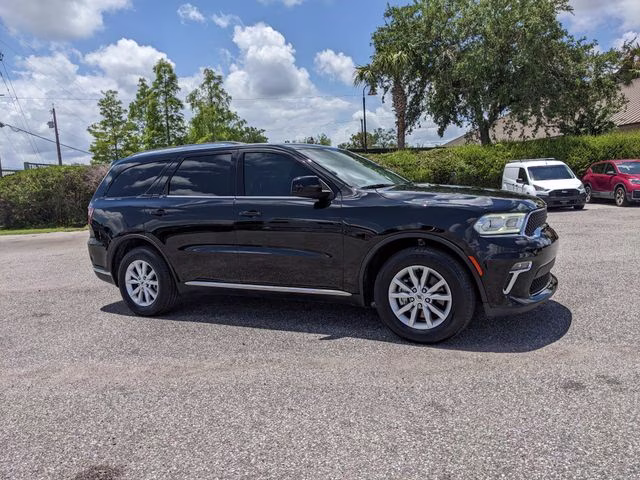 2021 DB Black Crystal Clearcoat Dodge Durango SXT Plus RWD SUV