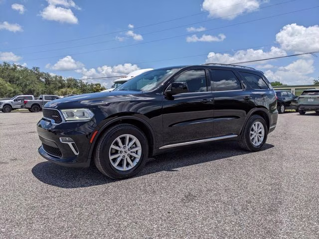2021 DB Black Crystal Clearcoat Dodge Durango SXT Plus RWD SUV