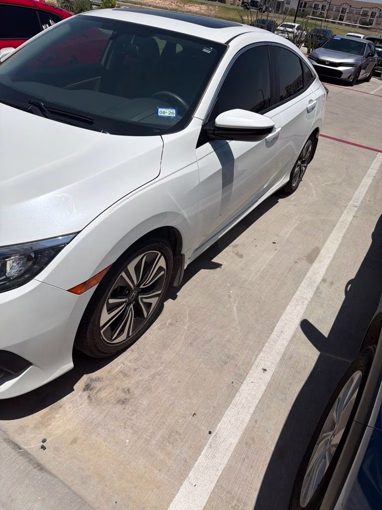 2018 Taffeta White Honda Civic EX-T FWD Sedan
