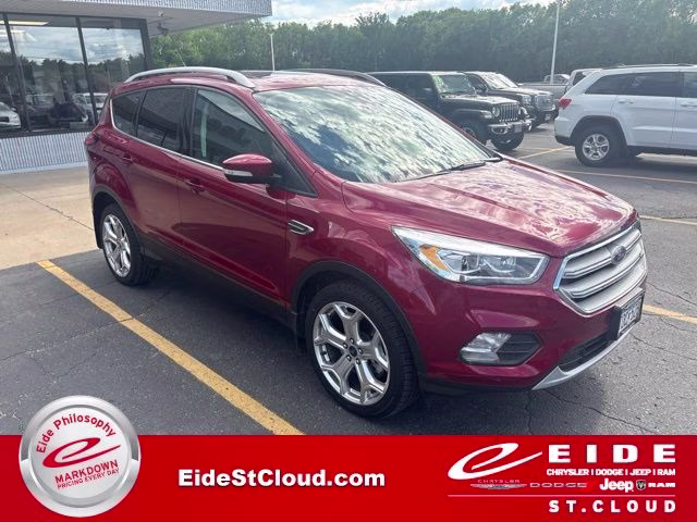 2019 Ruby Red Ford Escape Titanium 4X4 SUV