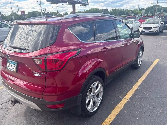 2019 Ruby Red Ford Escape Titanium 4X4 SUV