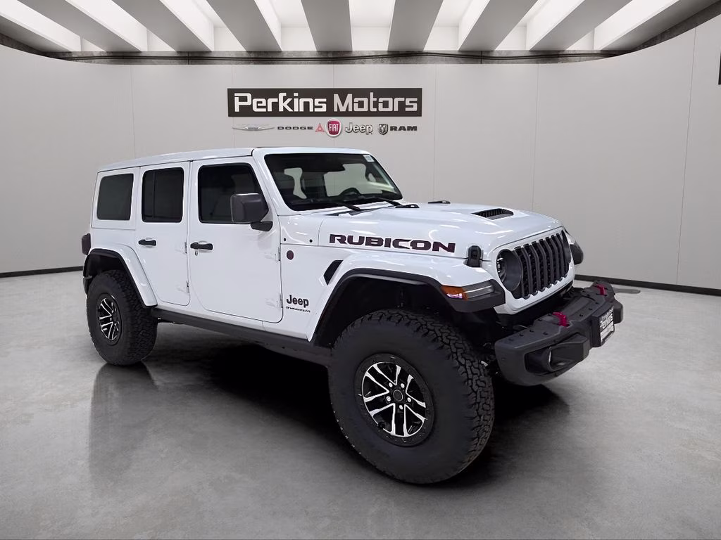 2026 Bright White Clearcoat Jeep Wrangler Rubicon 4X4 SUV