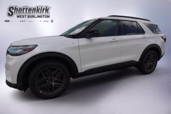 2026 White Metallic Ford Explorer ST-Line 4X4 SUV