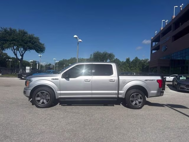 2019 Ingot Silver Metallic Ford F-150 XLT Crew Cab Pickup RWD Truck
