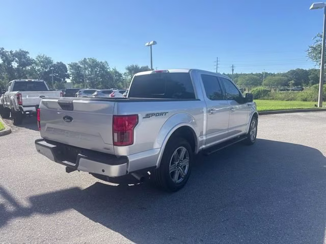 2019 Ingot Silver Metallic Ford F-150 XLT Crew Cab Pickup RWD Truck