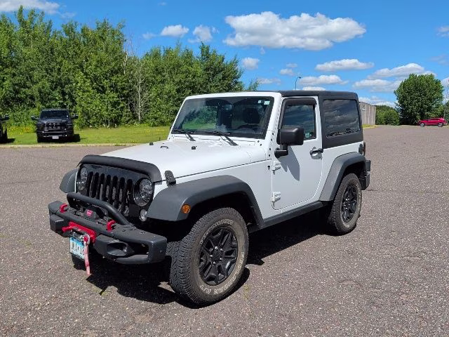 2018 Bright White Clearcoat Jeep Wrangler JK Willys Wheeler 4X4 SUV