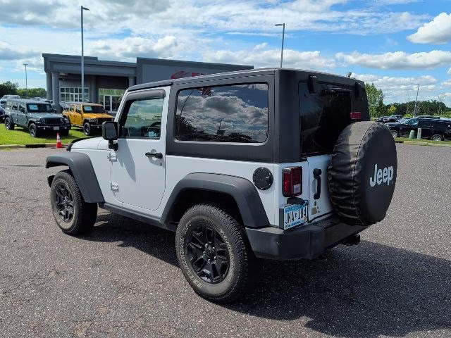 2018 Bright White Clearcoat Jeep Wrangler JK Willys Wheeler 4X4 SUV