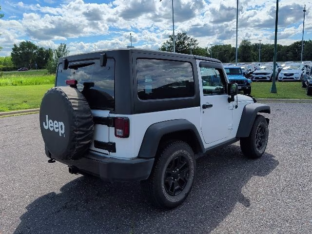 2018 Bright White Clearcoat Jeep Wrangler JK Willys Wheeler 4X4 SUV