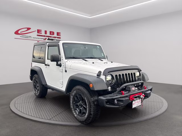 2018 Bright White Clearcoat Jeep Wrangler JK Willys Wheeler 4X4 SUV