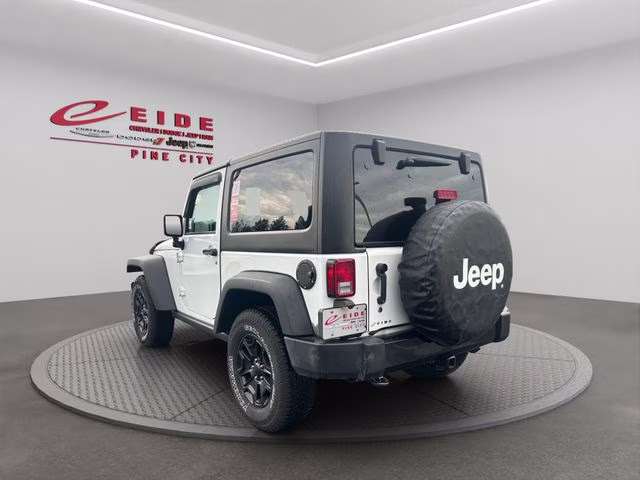 2018 Bright White Clearcoat Jeep Wrangler JK Willys Wheeler 4X4 SUV