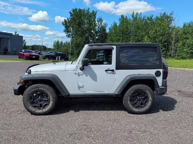 2018 Bright White Clearcoat Jeep Wrangler JK Willys Wheeler 4X4 SUV