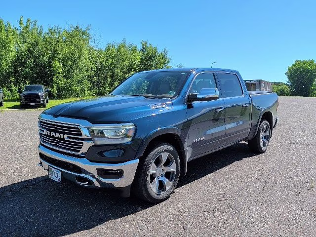 2020 Patriot Blue Pearlcoat Ram 1500 Laramie 4X4 Truck