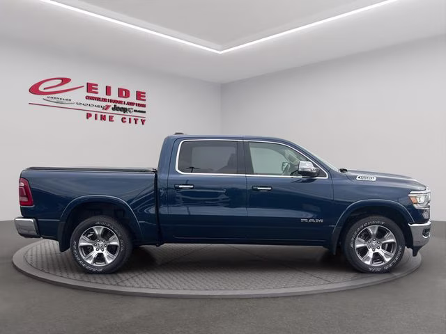 2020 Patriot Blue Pearlcoat Ram 1500 Laramie 4X4 Truck