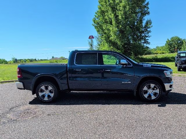 2020 Patriot Blue Pearlcoat Ram 1500 Laramie 4X4 Truck