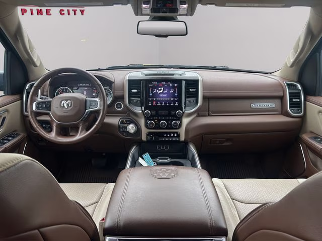 2020 Patriot Blue Pearlcoat Ram 1500 Laramie 4X4 Truck