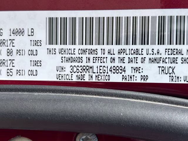2014 Deep Cherry Red Crystal Pearlcoat Ram 3500 Laramie 4X4 Truck