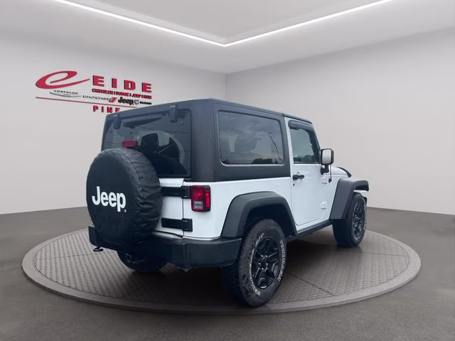 2018 Bright White Clearcoat Jeep Wrangler JK Willys Wheeler 4X4 SUV
