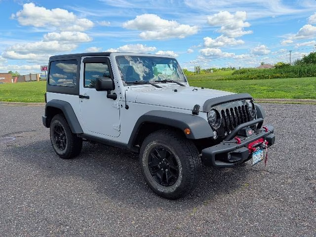 2018 Bright White Clearcoat Jeep Wrangler JK Willys Wheeler 4X4 SUV