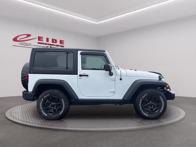 2018 Bright White Clearcoat Jeep Wrangler JK Willys Wheeler 4X4 SUV