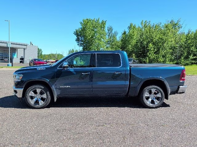 2020 Patriot Blue Pearlcoat Ram 1500 Laramie 4X4 Truck