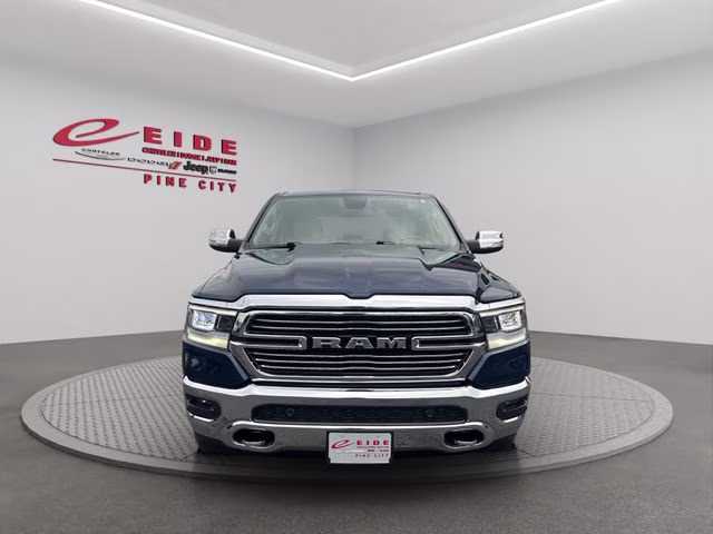 2020 Patriot Blue Pearlcoat Ram 1500 Laramie 4X4 Truck