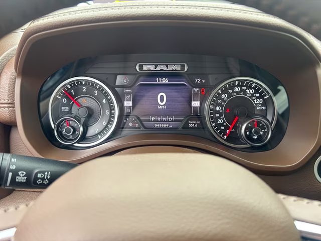 2020 Patriot Blue Pearlcoat Ram 1500 Laramie 4X4 Truck