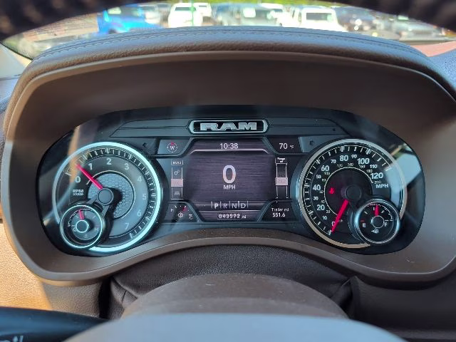 2020 Patriot Blue Pearlcoat Ram 1500 Laramie 4X4 Truck